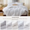 Bedsure White Duvet Cover Queen Size - Soft Double Brushed
