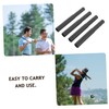 KOMBIUDA 4pcs Carbon Fiber Golf Shaft Extenders Lightweight Easy to