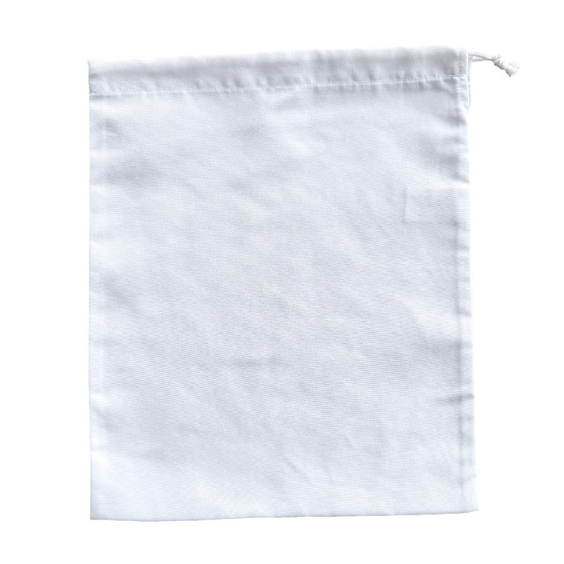 Mashul Lunch Bag, White, Lunch Bag, Drawstring Bag, Single Side,
