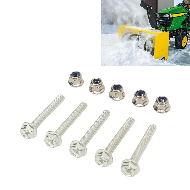 5 Set Auger Shear Bolt Lock Nut Kit Metal Shear