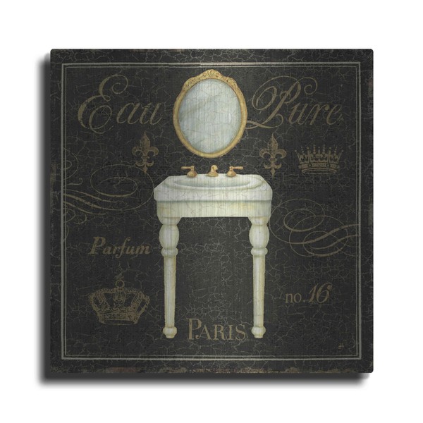 Luxe Metal Art 'Bain de Luxe IV' by Daphne Brissonet,