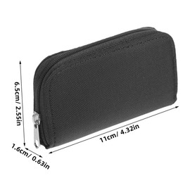 TEHAUX 2pcs Memory Card Storage Case: 22 Slots Memory Card Organizer with Transparent Slots - Pouch for Photographers and Digital Enthusiasts