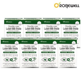 Roniwell 로니웰 더블케어 루테인 밀크씨슬 1000mg 30캡슐 x 8개(8개월분) Loniwell Double Care Lutein Milk Thistle 1000mg 30 Capsules x 8 Packs (8-Month Supply)