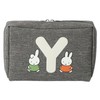 Miffy 30601204 Pouch Female Initial 30601204D Initial Y Gray [D]