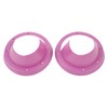 6.5in 2 Pcs Purple Car Speaker Baffle Kits Silicone Horn