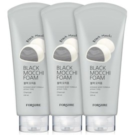 C2Y 포슈어 블랙 화이트 모찌 대용량 폼클렌징 220mlX3개 Foshure Black White Mochi Large Capacity Foam Cleansing 220ml X 3 Pack