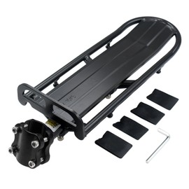 Bike Rear Rack Retractable Aluminum Alloy Bicycle Cargo Rack Mount Cycle Luggage Carrier Rear Seat Post Rack