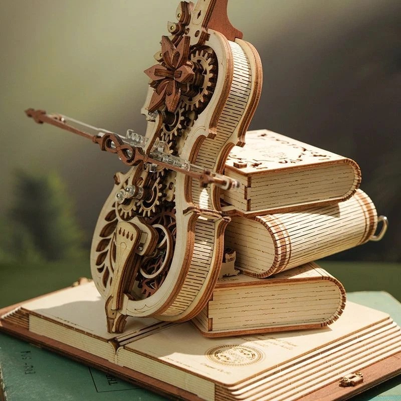 Big Sky Carvers Magic Cello Model 3D Puzzle Mechanical Music