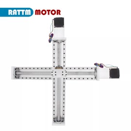 Rattm motor USZBX80 CNC X Y Z Axis Cross Linear Stage Motion Actuator Cross Sliding Table - 600mm