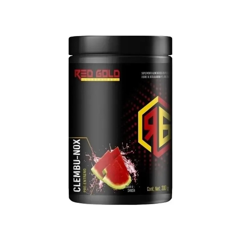 Suplemento Red Gold Oxid'o Clembu-nox Sabor Sandía De 300g X