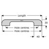M4TEC Bar Kitchen Cabinet Door Handles Cupboards Drawers Bedroom Furniture