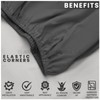 Super Soft Polycotton Percale Sheets, Plain Dyed Bedding Bedsheets, Non