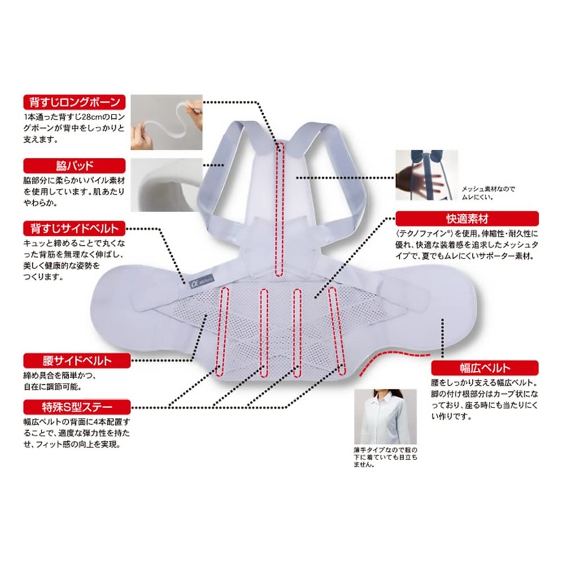 Posture Belt for Correcting Doctor's Waist M-L