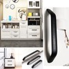 Qrity 2 Units Bow Shaped Cabinet Handles Kitchen Cupboard Drawer