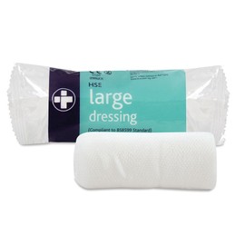 Reliance Medical 18 x 18 cm Large HSE Dressing Bandage and Pad for Ref 317 - Pack of 10