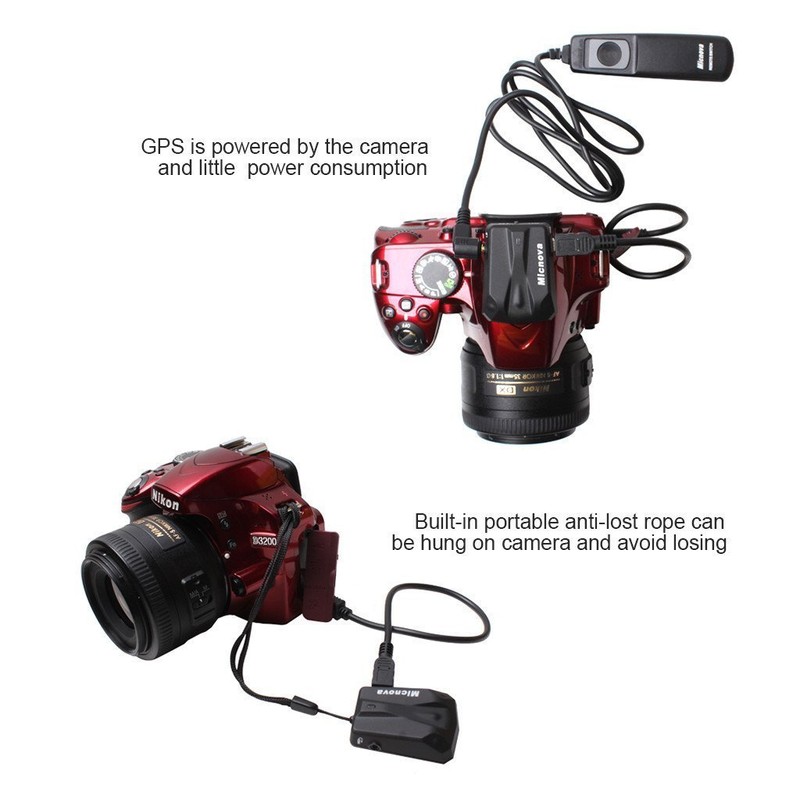 GPS Receiver Geotagger for Nikon DSLR Camera