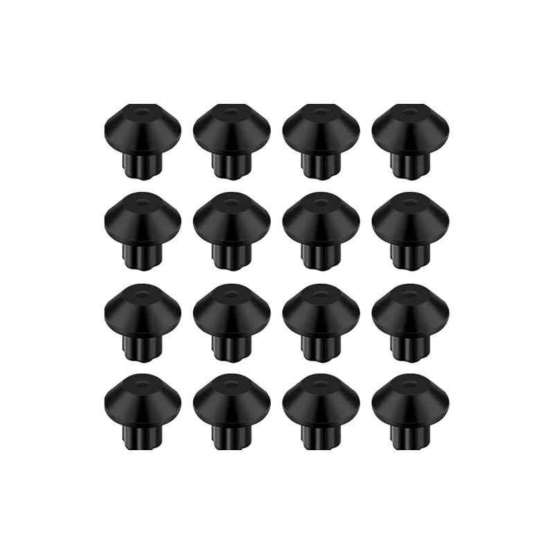 Pack of 16 Stove Grate Rubber Feet, High-Temp Replacement Set