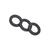12PCS Plumbing Rubber Washers Flat Silicone Gasket Rubber Connector Replacement