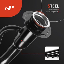 A-Premium Fuel Tank Filler Neck Pipe Hose Compatible with Ford F-250 F-350 F-450 F-550 Super Duty, V8 6.0L 6.4L 7.3L, Styleside, Diesel, Replace# 8C3Z9034KE, 8C3Z9034KF