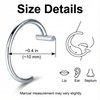 OUGOTHZ 16PCS Non Piercing Lip Rings Set, Fake Snake Bite
