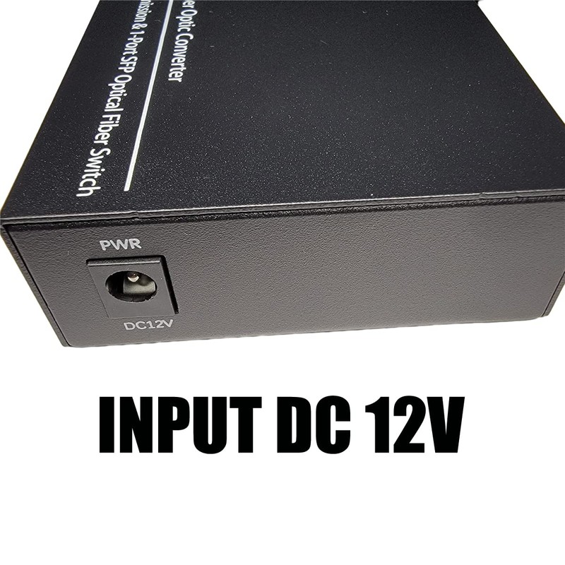 iszo 2.5G SFP Port Transceiver Media Converter,20km SM,RJ45 100M/1000M/2.5G Adaptive,Full/Half