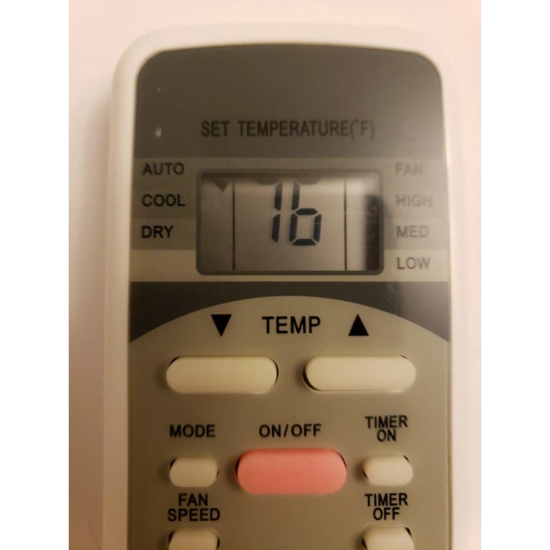 YORK Air Conditioner Remote Control, model: R51H/CF