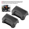 25mm/1in Motorcycle Bumper Guard Anti Drop Rubber Protector Universal Fit