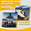 Sresk 1-1/4 in Highway Footpegs Long Angled Adjustable Highway Pegs
