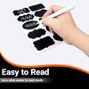 234PCS Removable Black Chalkboard Labels with Marker - Waterproof, No