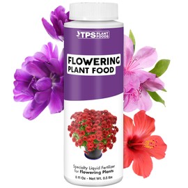 Flowering Plant Food, Complete Liquid Fertilizer for Flowering Plants, 8 oz (250mL)