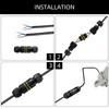 5-Pack IP68 Waterproof 2 Way 3-Core Junction Box Electrical Cable