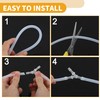 Partuto Vacuum Tubing Connector for Car Hose Tee Connector Nylon