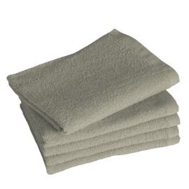 [19 inch] Face Towels, 5 Pieces, Gurege, 200 Momme, Plain, 100% Cotton, Absorbent, Quick Drying, Thin, Sauna, Hot Springs, Gym, Slightly Long, Easy to Wrap, Extra Long Size, Water Absorbent, Quick