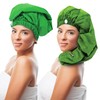 The OG Shower Cap - Green large shower cap for