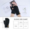 Fingerless Gloves Men - Winter Warm Gloves Half Finger Gloves