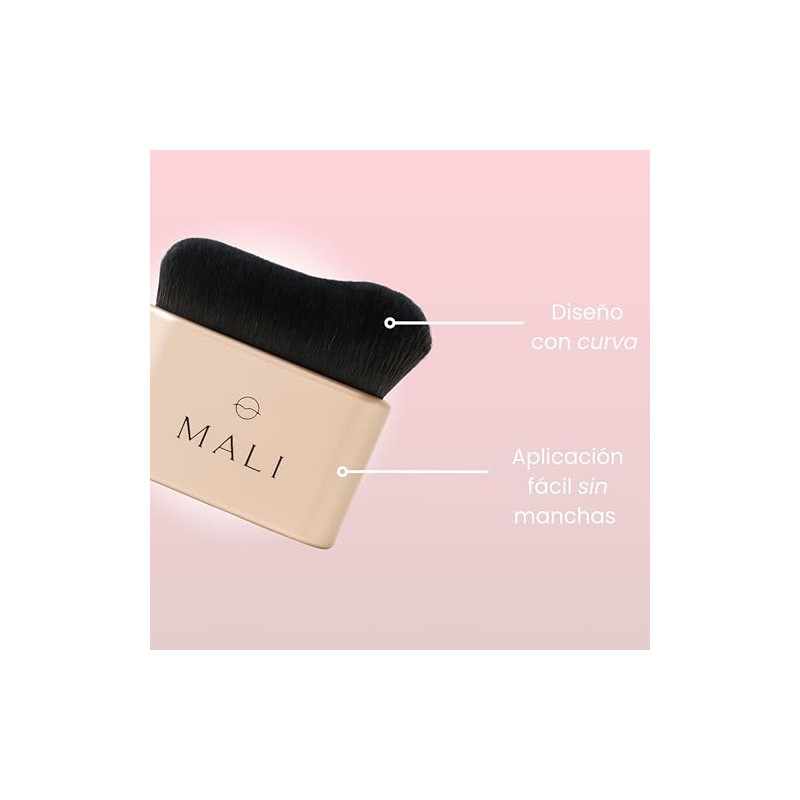 MALI Brocha para Bronceado Vegana | Blending Brush Ultra Suave