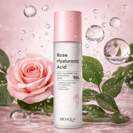 Tónico rosas + ácido hialurónico, frescura y humectación para cualquier piel