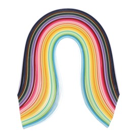 PATIKIL 500pcs Quilling Paper Strips Paper Flowers Quilling Kits 3/16"(5mm) Origami Paper for Adults Beginner Art Craft, 21"(54cm) 50 Colors