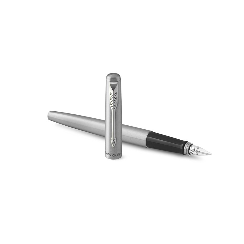 PARKER JOTTER Fountain Pen Stainless Steel C.C on Blister Card
