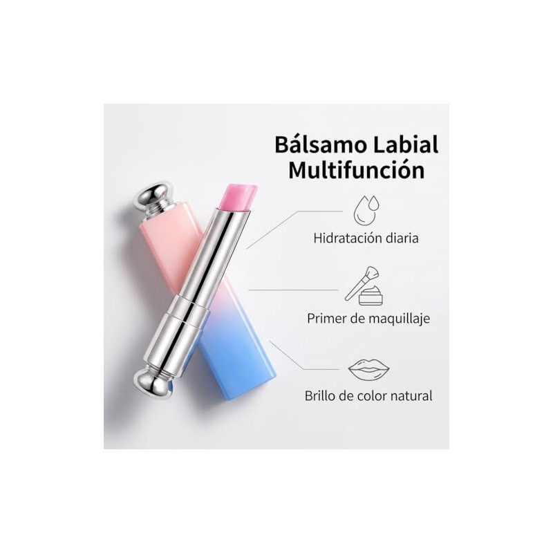 3Pzs Bálsamo Labial que Cambia de Color