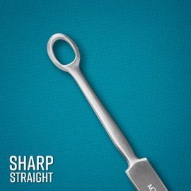 DEXSUR Fox Dermal Curette Dermatology Scrape Instruments Set, Stainless Steel 6 Pcs