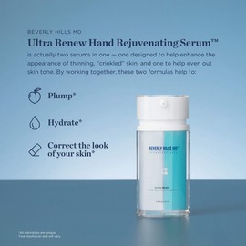 Beverly Hills MD Ultra Renew Hand Rejuvenating Serum - Enhance Appearance of Thinning, “Crinkled” Skin, Helps Plump, Hydrate, Correct Look of Hands w/Ceramides, Apple Fruit Extract