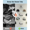 MSKEI Adhesive Hat Hooks for Wall - 2 Different Ways