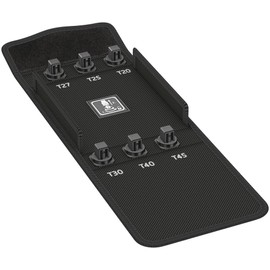 WERA 136454 Ratchet Wrench Zyklop Tool Storage Case for 1/2DR Torx Sockets 6.0 x 6.2 x 1.8 inches (152 x 159 x 45 mm)