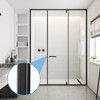 JINGZHAN Magnetic Strips for Shower Door Replacement | 3/8" Width