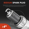 A-Premium Set of 4 Ignition Coil Pack and Iridium Spark