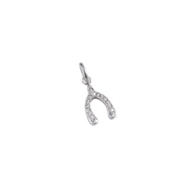 Alex and Ani Interchangeable Pave Wishbone Charm​