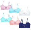 MRCC Pack of 6 Girls' Bustier Training Bra Seamless Sports