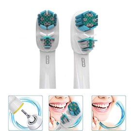 Ersatzbürsten kompatibel mit Braun Oralb Dual Clean, Ersatzköpfe für elektrische Zahnbürste Oralb, 8 Stück