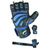 Elite Leather Gym Gloves with Built in 2" Wide Wrist